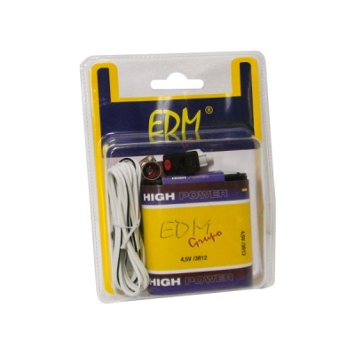 KIT DIDÁTICO ELÉCTRICO C LÂMPADA BATERIA E INTERRUPTOR