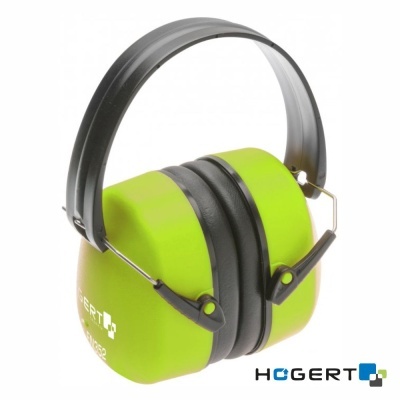 Protetor Auditivo Preto e Verde HOGERT