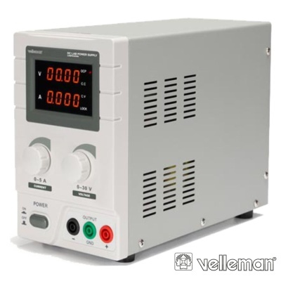 FONTE DE ALIMENTAÇÃO DIGITAL 0-30V  0-5A VELLEMAN