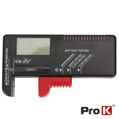 Testador De Baterias Universal AAAAACD9V1.5V PROK