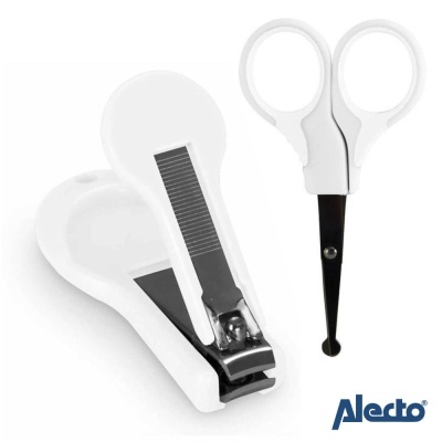 Conjunto de Corta Unhas e Tesoura P Bebé ALECTO