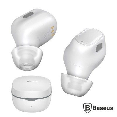 Auriculares Bluetooth V5.0 TWS Branco BASEUS