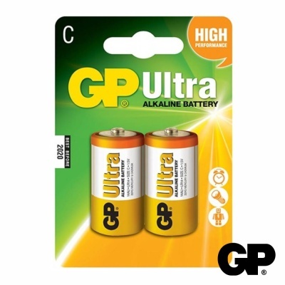 Pilha Ultra Alcalina LR14C 1.5v 2x Blister GP