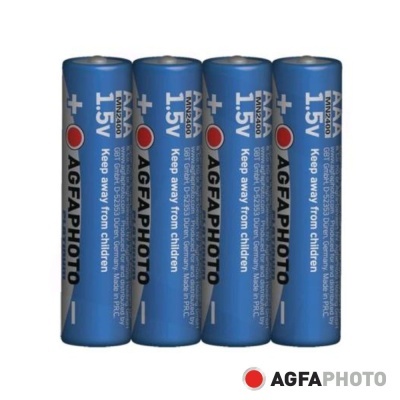 Pilha Alcalina L03AAA 1.5V 4x POWER AGFAPHOTO