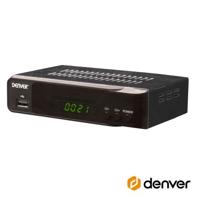 Receptor Satélite 1080p Dvb-S2 C USB E Comando DENVER