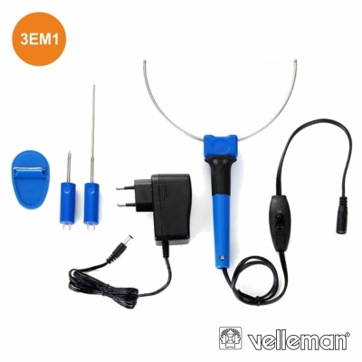 CORTADOR DE FIO QUENTE 3-EM-1 P ESPUMAESFEROVITE VELLEMAN