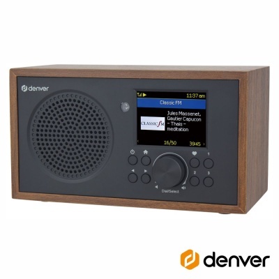 Rádio Portátil WiFi FMAUXBT 30W DENVER