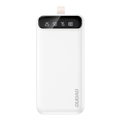 Powerbank 30000mAh C Ficha 2x USB-A USB-C Branco