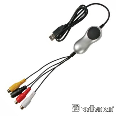 Placa Captura USB P RCA HD VELLEMAN