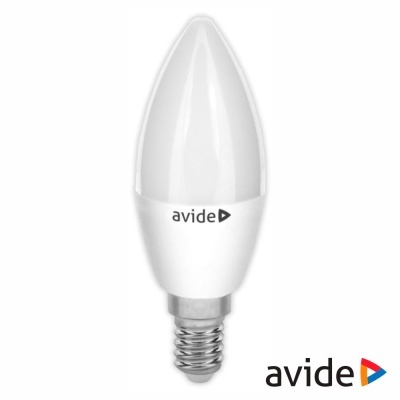 Lâmpada LED E14 Vela 7W 230V 3000K 590lm Value Range AVIDE