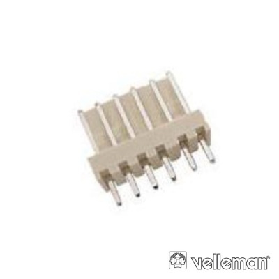 PLACA DE 6 CONTACTOS MACHO VELLEMAN