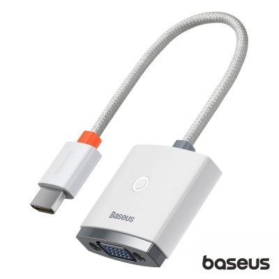 Cabo Adaptador HDMI Macho  VGA Fêmea C AUX E MicroUSB