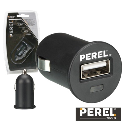 ADAPTADOR FICHA ISQUEIRO 12V24V  USB 5V 2.1A PEREL