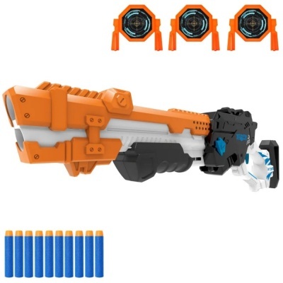 Pistola Rifle Lança Dardos FASTSHOTS 69x6.50x24.50cm