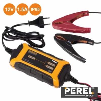 CARREGADOR DE BATERIAS CHUMBO 12V 1.5A IP65 PEREL