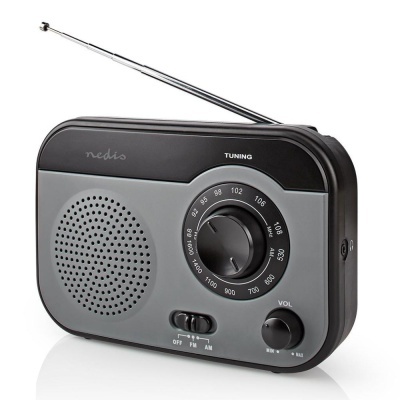 Rádio Portátil AMFM 1.8W A Pilhas