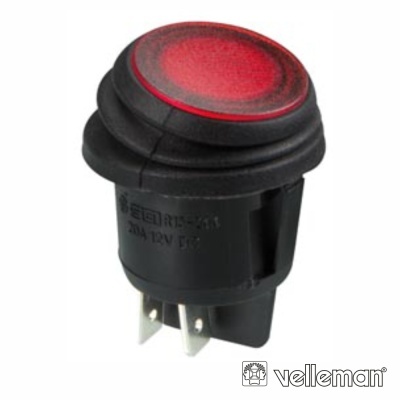 INTERRUPTOR BASCULANTE C LUZ LED 16A-12V DPST ON-OFF