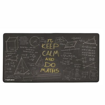 Tapete preto com fórmulas matemáticas e frase KEEP CALM AND DO MATHS