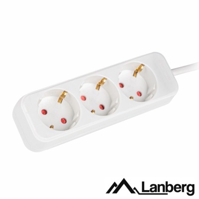 Extensão Elétrica 3x Schuko LANBERG