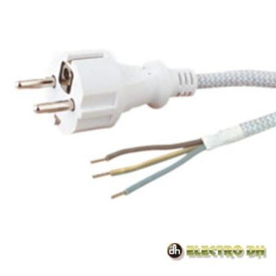 CABO ALIMENTAÇÃO SCHUKO MACHO 2M BRANCO EDH
