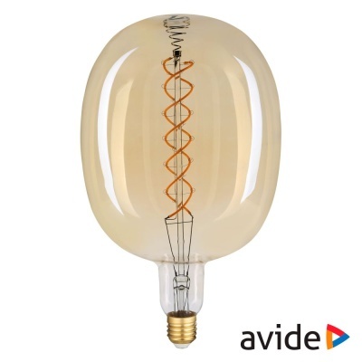 Lâmpada E27 8W 230V Filamento 2400K 500lm Amber AVIDE