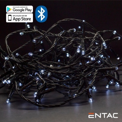 Grinalda 120 LEDS 6400K APP Bluetooth 220V 9mt