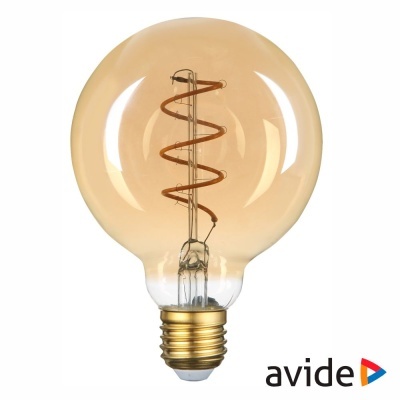 Lâmpada E27 4.5W G80 230V Filamento 2700K 400lm AVIDE