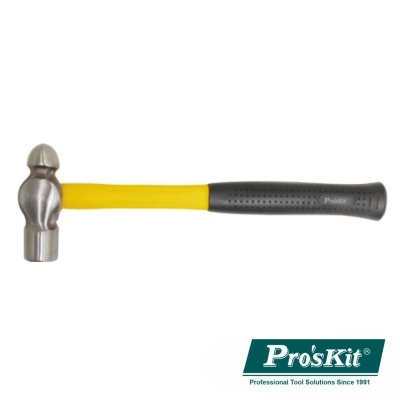 Martelo de bola com cabo amarelo e preto da marca Pro'sKit