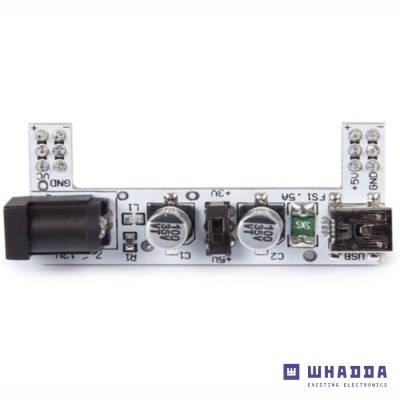 Módulo de Alimentação P Breadboards 3.3V5V + USB 500mA