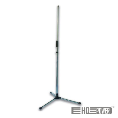 SUPORTE P MICROFONE PROFISSIONAL CROMADO HQ POWER