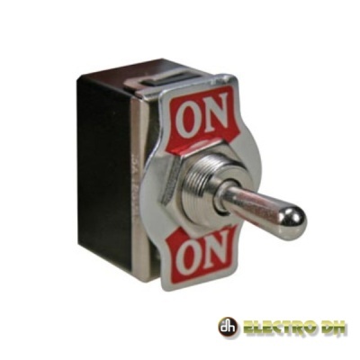 COMUTADOR UNIPOLAR DE ALAVANCA ON-ON 10A  250V EDH