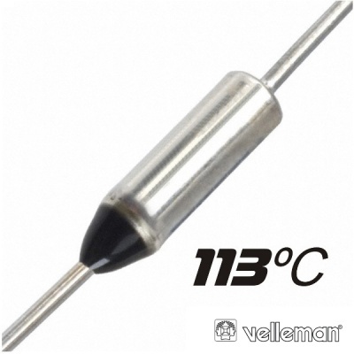 FUSÍVEL TÉRMICO 113°C 250V VELLEMAN