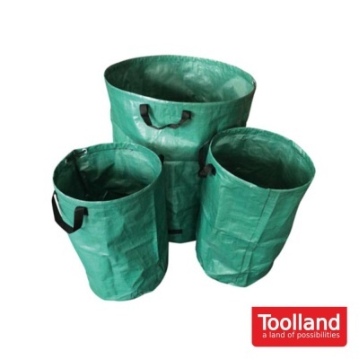 Conjunto de 3 Sacos de Jardim 1x 270L + 2x 65L TOOLLAND