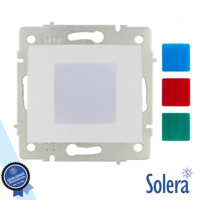 Aplique LED P Embutir Sem Moldura SOLERA