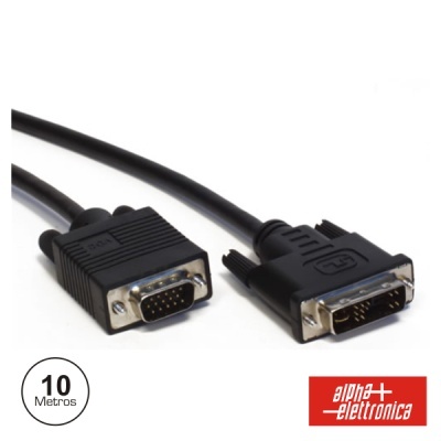 CABO DVI-A MACHO  VGA 15P MACHO 10M