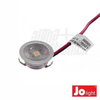 FOCO LED 0.3W 12V 30MM BRANCO QUENTE P ENCASTRAR IP20 JOLIG