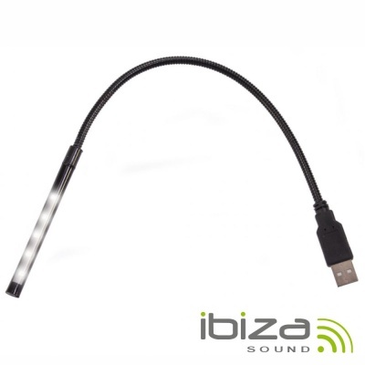 LUZ P DJ PESCOÇO CISNE 5 LEDS USB IBIZA