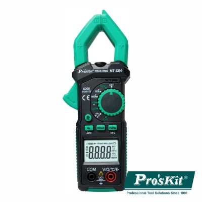 Pinça Amperimétrica Digital 3 56 ACDC 600V PROSKIT