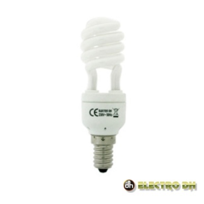 LÂMPADA E14 9W=45W 230V ECO ESPIRAL 410LM 6400K EDH