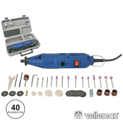 BERBEQUIM DE PRECISÃO ELÉCTRICO C 40 ACESSÓRIOS 220V