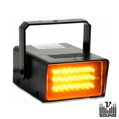ESTROBOSCÓPIO C 24 LEDS 5MM AMARELO VSOUND