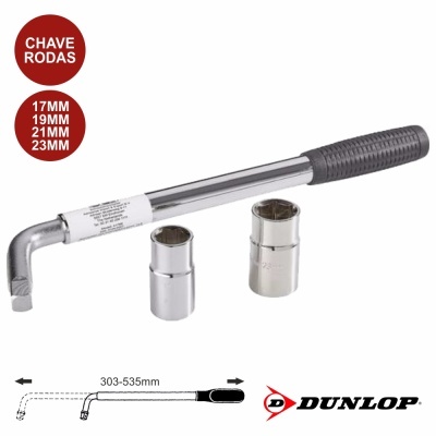 CHAVE PNEUS TELESCÓPICA17192123 DUNLOP