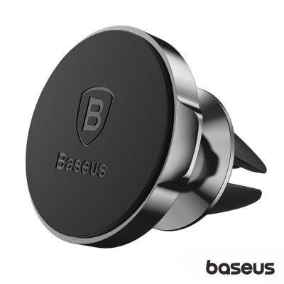 Suporte Magnético Universal Telemóvel Metálico Preto BASEUS