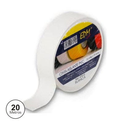 FITA ISOLADORA BRANCO 20M