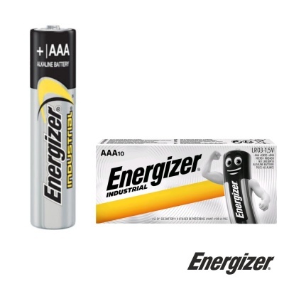 Pilha Alcalina LR03AAA 1.5V 10x Industrial ENERGIZER
