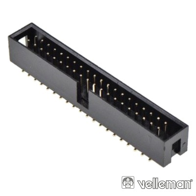 FICHA CONECTORA MACHO P CI RECTO 2.54MM 40P VELLEMAN
