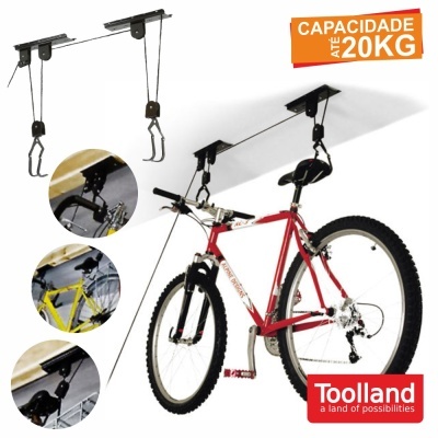 SUPORTE BICICLETA P TECTO TOOLLAND