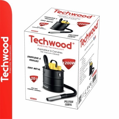 Aspirador de Cinzas 1200W TECHWOOD