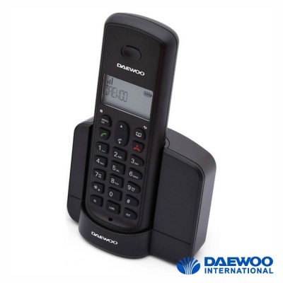 Telefone S Fios Preto DAEWOO
