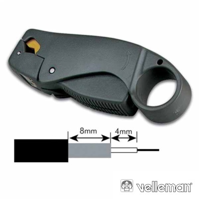 DESCARNADOR DE CABOS COAXIAIS VELLEMAN